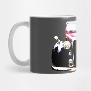 Rover P3 1940s classic car high contrast Mug